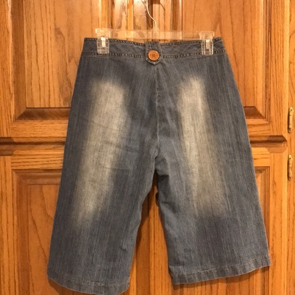 Ivy Jane denim wide leg capri - Picture 3 of 3